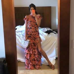 Vici Ruffle Tiered Maxi dress